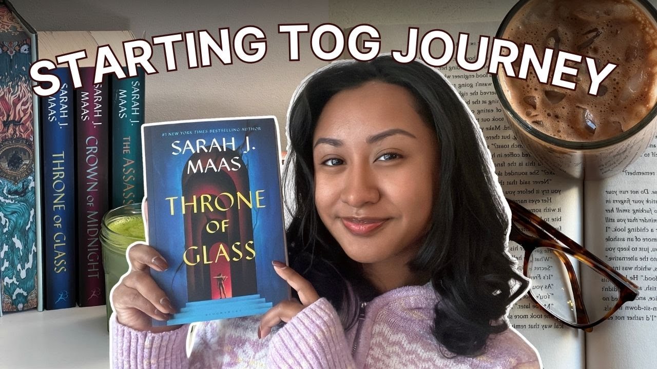 FINALLY Starting Throne of Glass ⚔️❤️‍🔥 | reading the first 4 books, bookstore trip