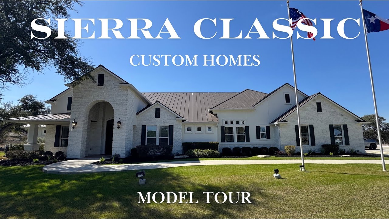 Sierra Classic Custom Home Builder Model Tour, Spring Branch Tx