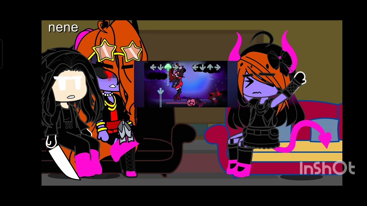 Fnf corruption/react/gacha club/