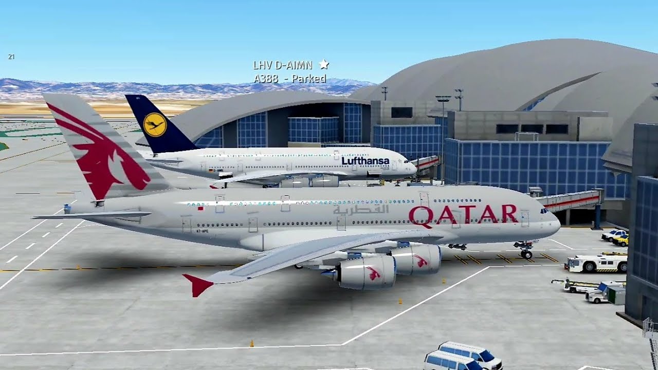 Take Off | Airbus A380-800 Los Angeles to Doha | Infinite Flight Simulator ✈️ Qatar Airways 