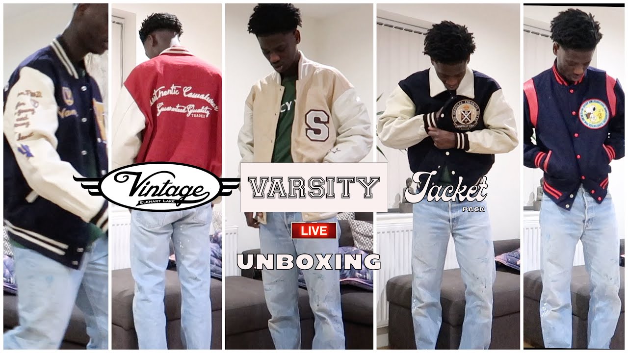 Vintage Varsity/College Jacket Collection Live Unboxing
