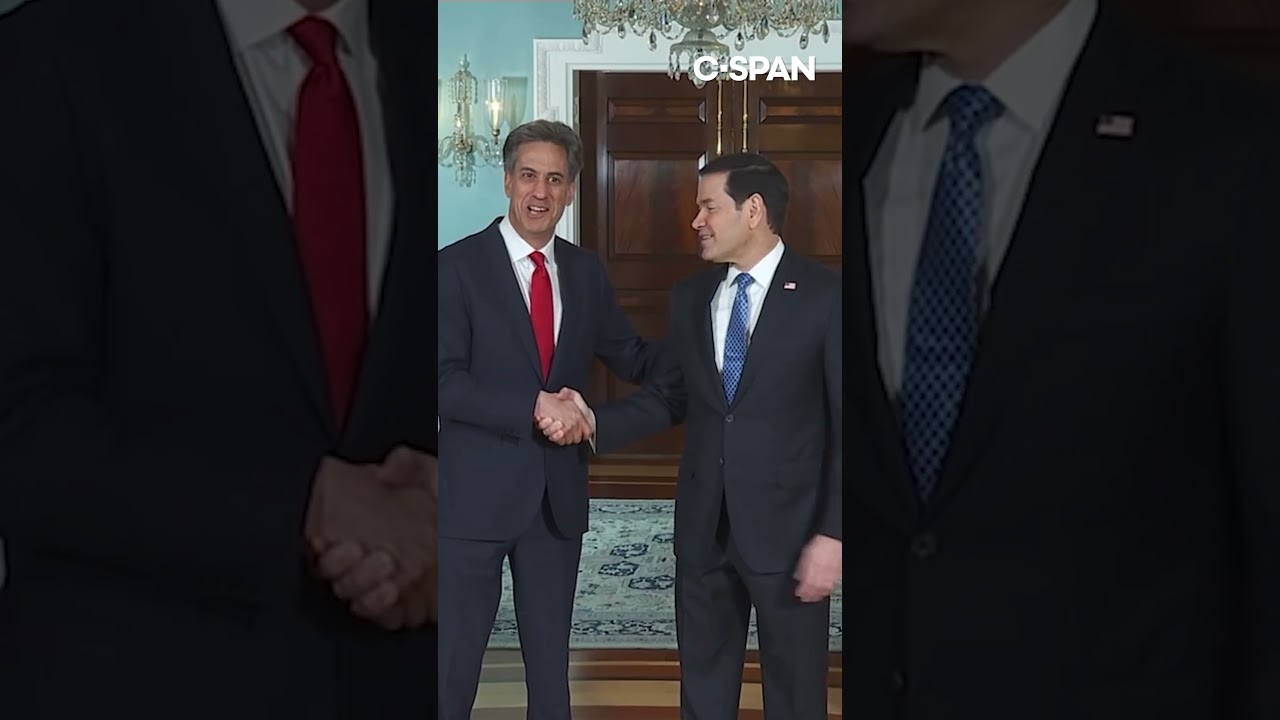 Rubio meets with U.K. counterpart Miliband