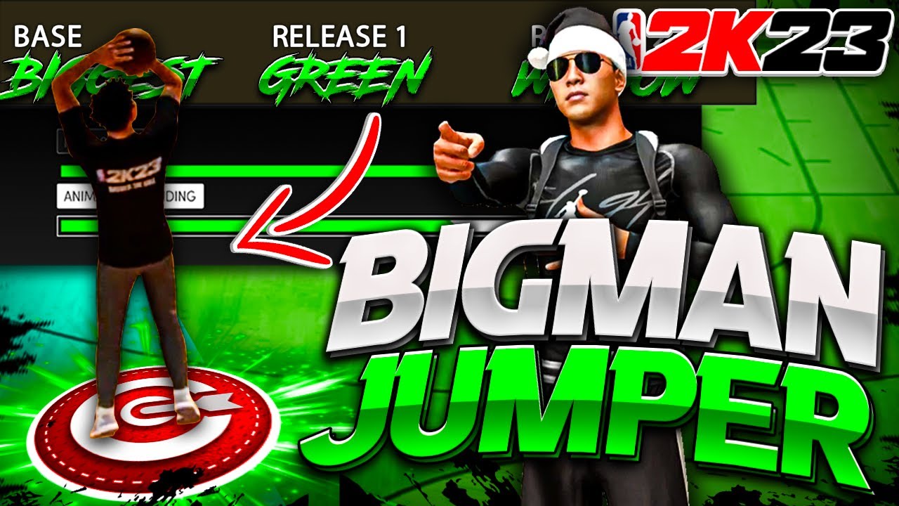 BIGGEST GREEN WINDOW BIG MAN JUMPSHOT NBA 2K23 NEXT GEN & CURRENT GEN! BEST BIG MAN JUMPSHOT 2K23!