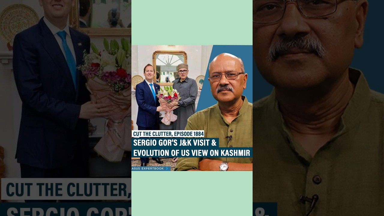 Sergio Gor's J&K visit & evolution of US view on Kashmir #cuttheclutter