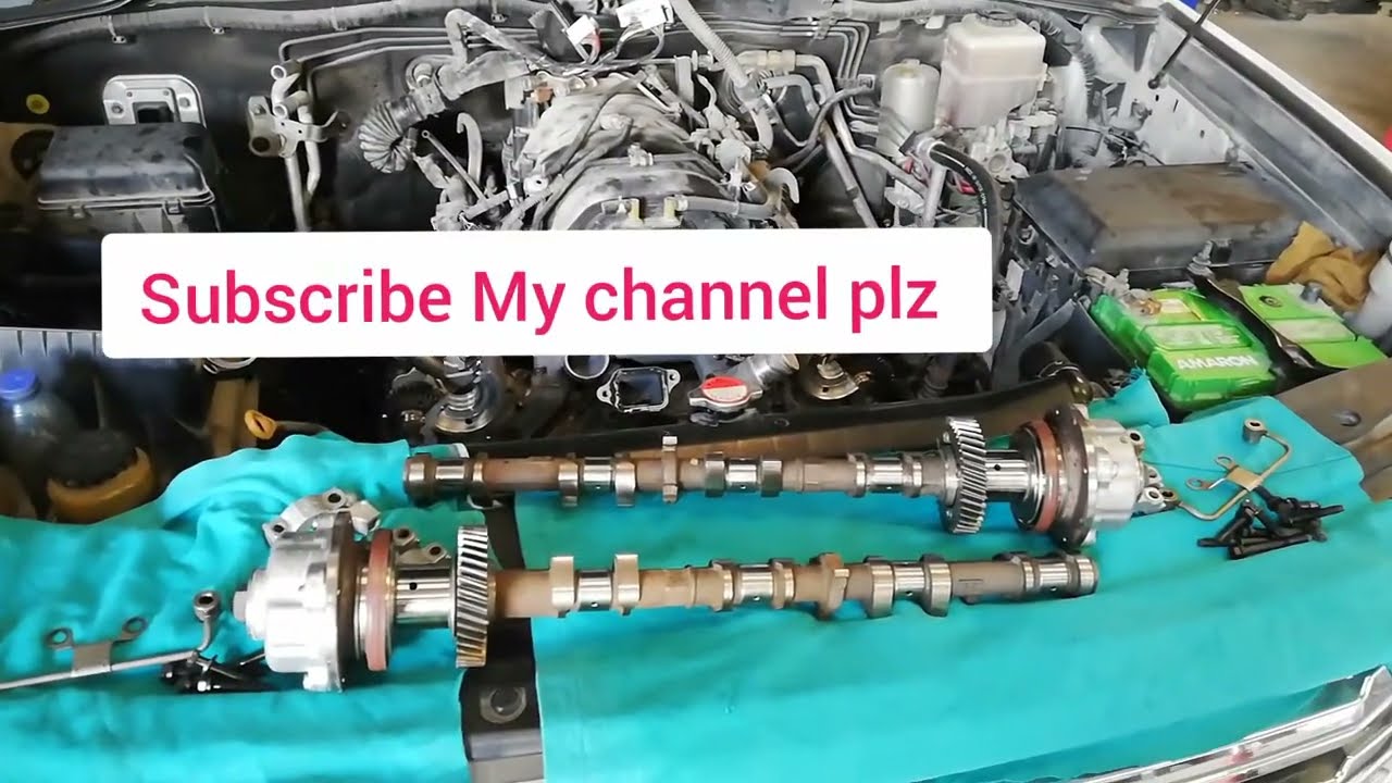 Toyota Land cruiser 2uz Engine How to change Camshaft oil Seal