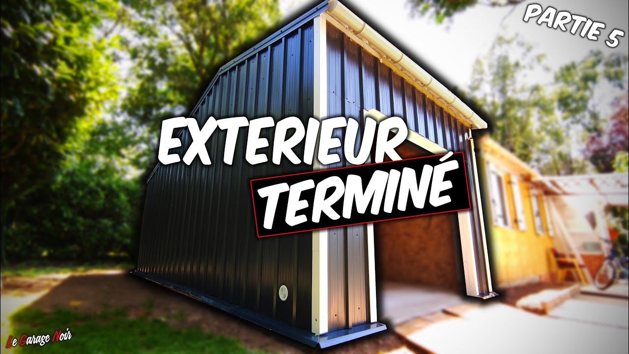 Bardage & T&ocirc;les de Toiture ! (BACACIER) - Construction Garage Ossature Bois (Partie 5)