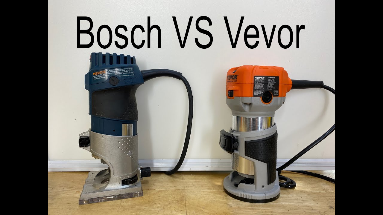 Trim routers, Vevor VS Bosch reviewed by Coffee and tools ep 400