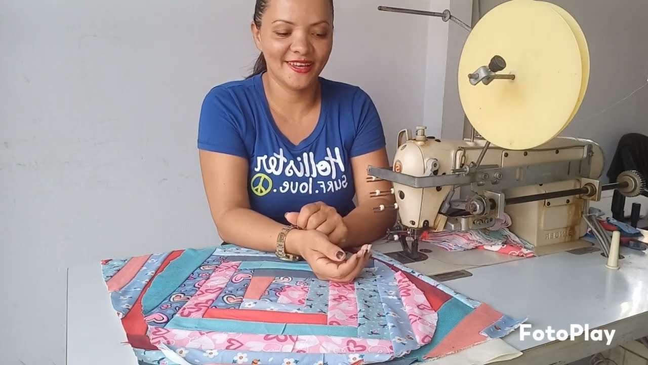 JOGO DE BANHEIRO FEITO SÓ COM RETALHOS PEQUENOS. 😃😍FICOU LINDO