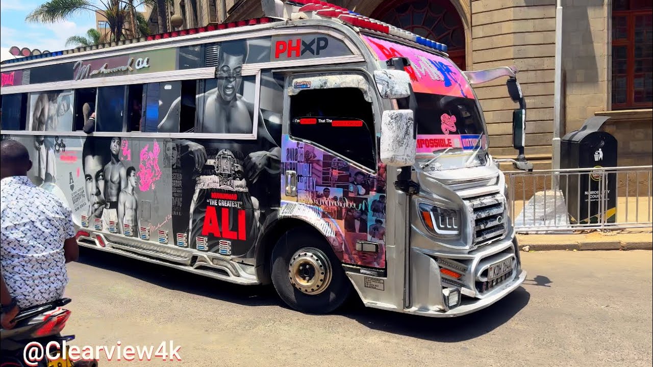 Inside Kenya&rsquo;s Wildest & Best Matatus in Nairobi Street-   Opposite, Mood, Optimus, Bomaye, Matrix
