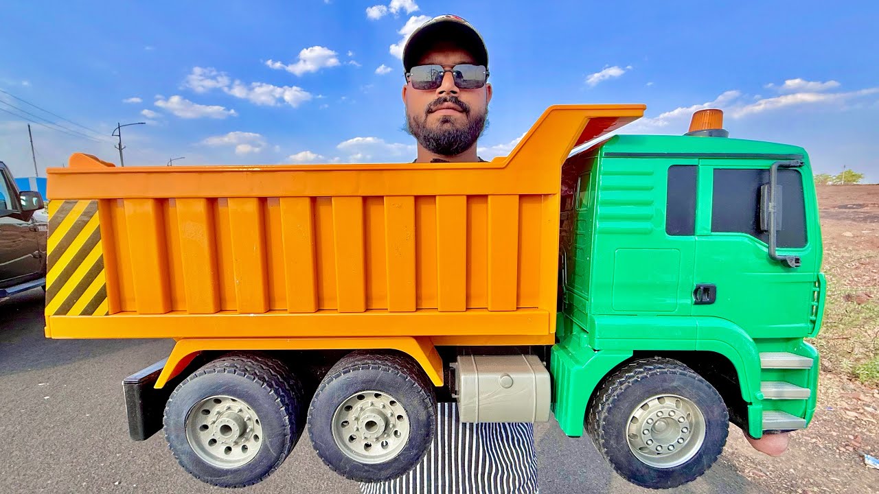 Распаковка большого грузовика: влог | Распаковка 10-колесного самосвала Tata |