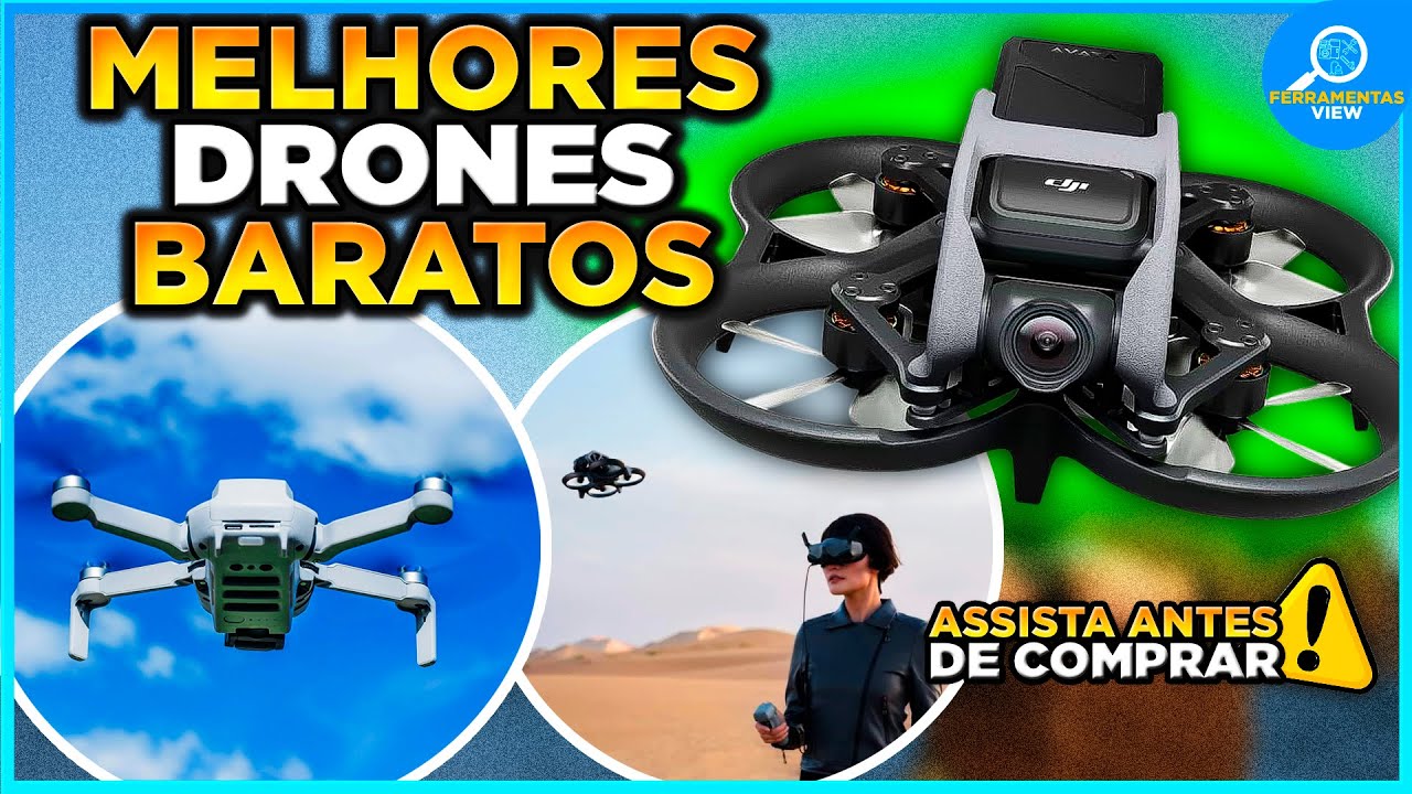 🏆OS 3 Melhores Drones Mais Baratos de 2025