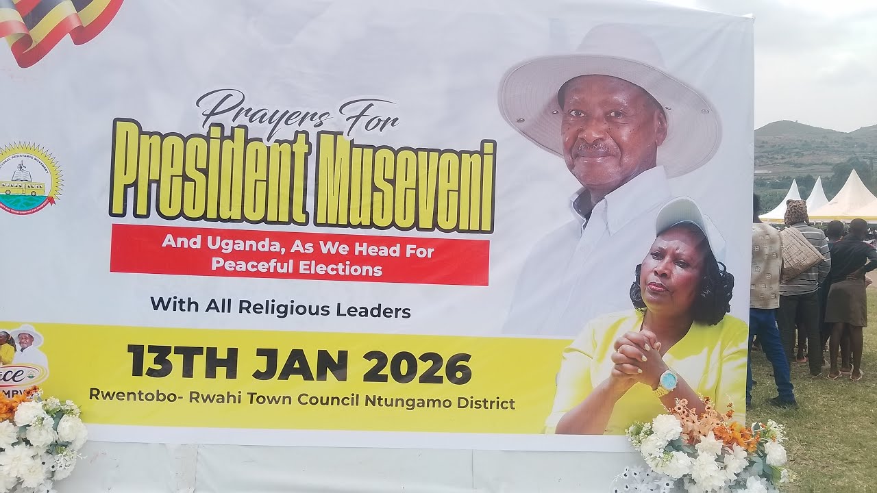 PRAYING FOR PRESIDENT MUSEVENI