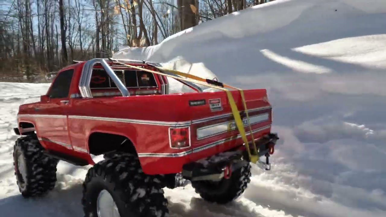 TRX4 HIGH TRAIL EDITION CHEVY K10 WINTER TRAIL#traxxas #rccrawler