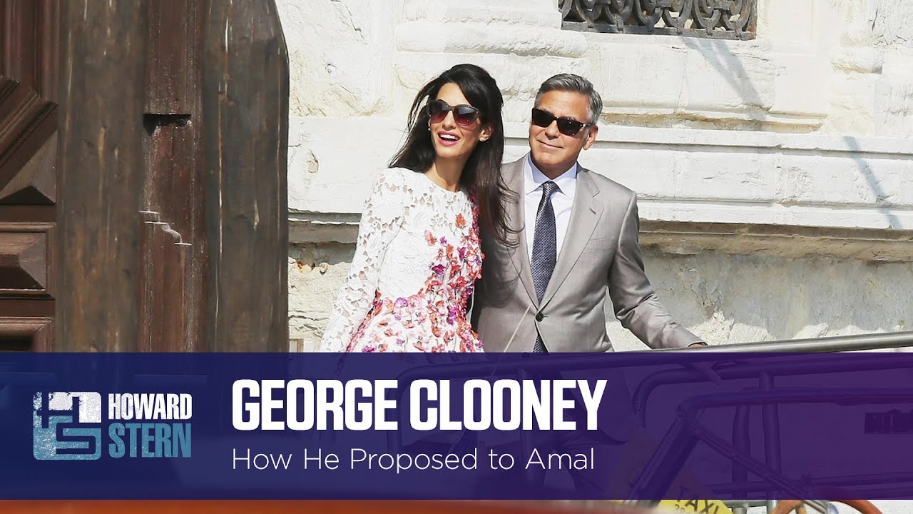 When George Clooney Proposed It Took Amal 20 Minutes to Say Yes