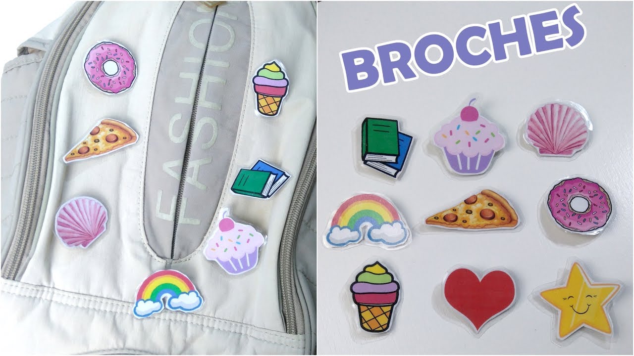 DIY BROCHES / BOTTONS / PATCHES para mochila ou roupa | Sil Soares