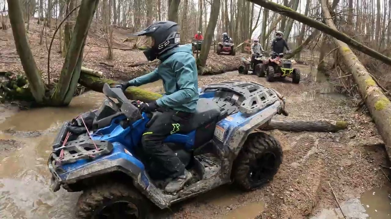 ATV enduro w poszukiwaniu wiosny