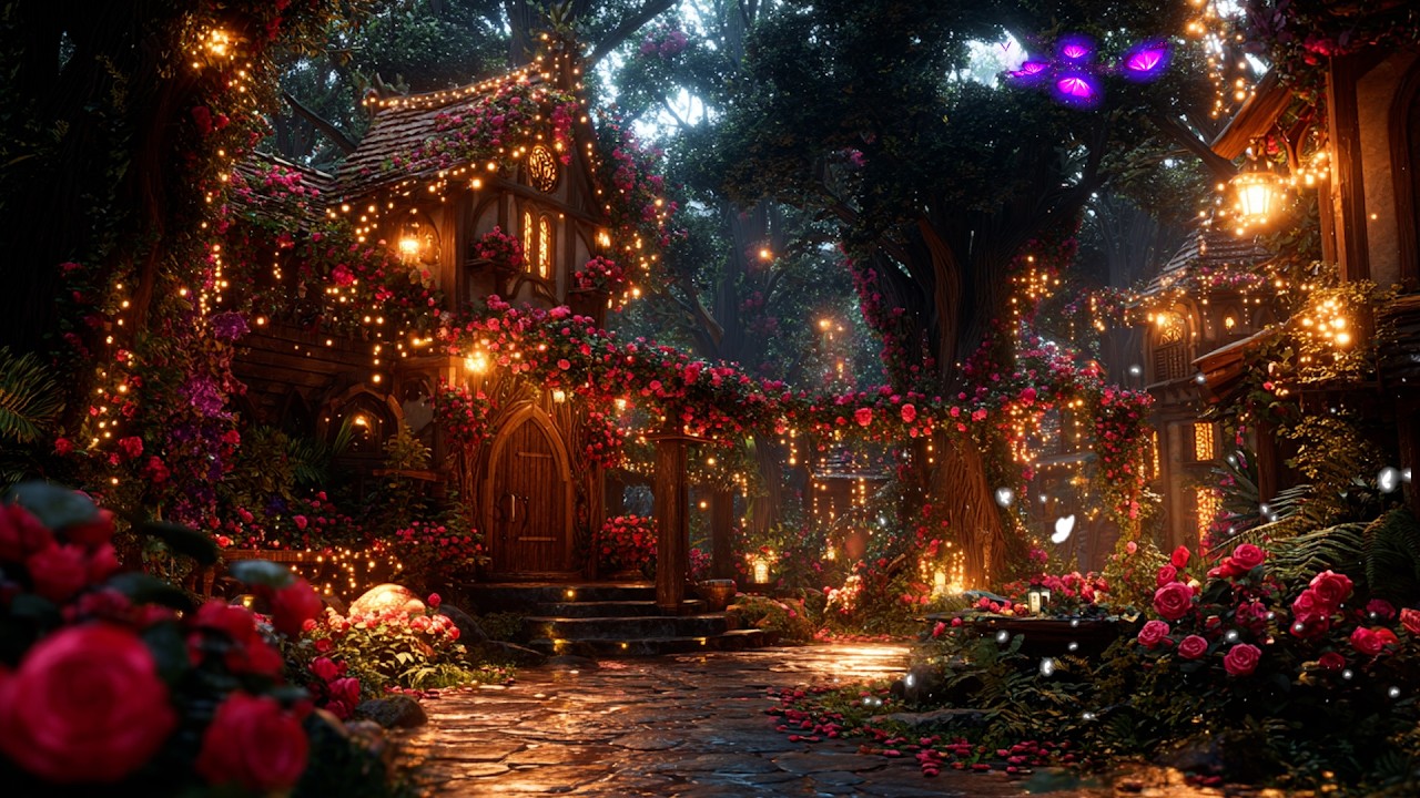 Mystical Night Ambience for Creative Flow | Fantasy Music for Relaxing and Focus