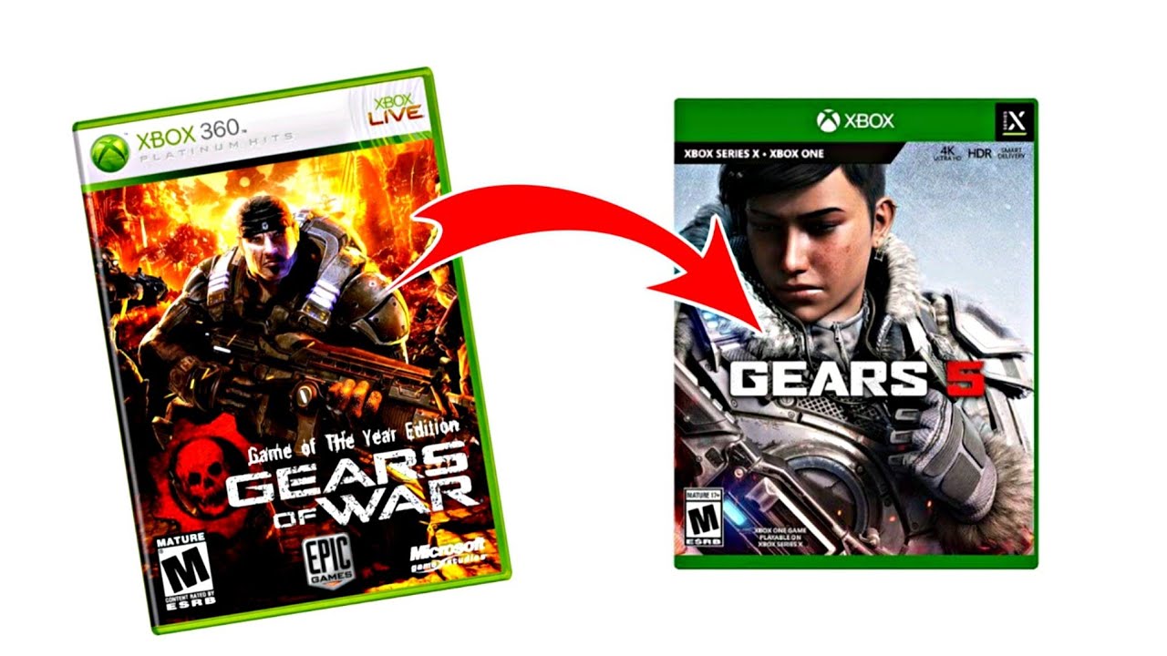 GEARS OF WAR XBOX Evolution (2006-2020)