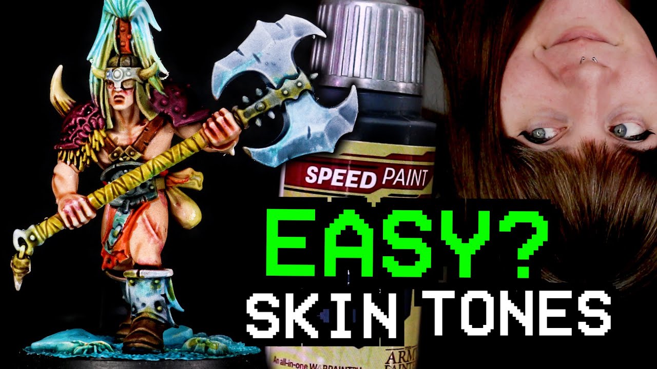 Painting Skin in 5 mins or Less with @TheArmyPainter Speedpaints!