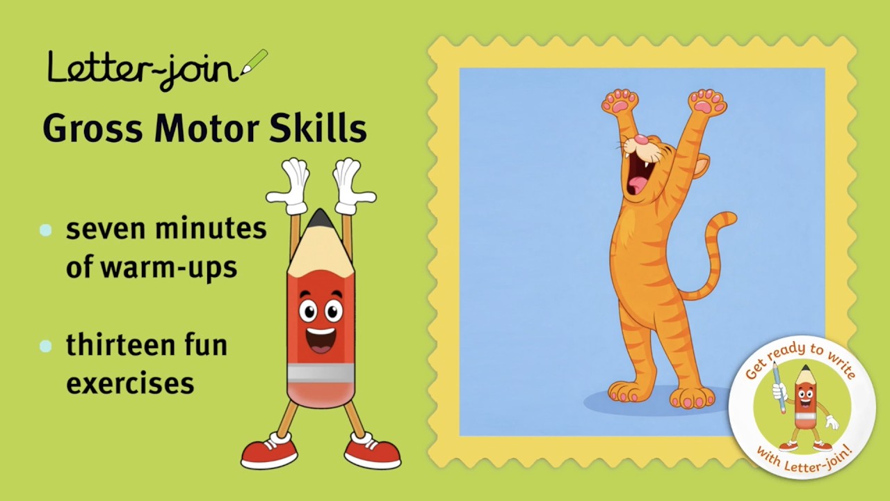 Get Ready to Write with Letter-join's Gross Motor Skills