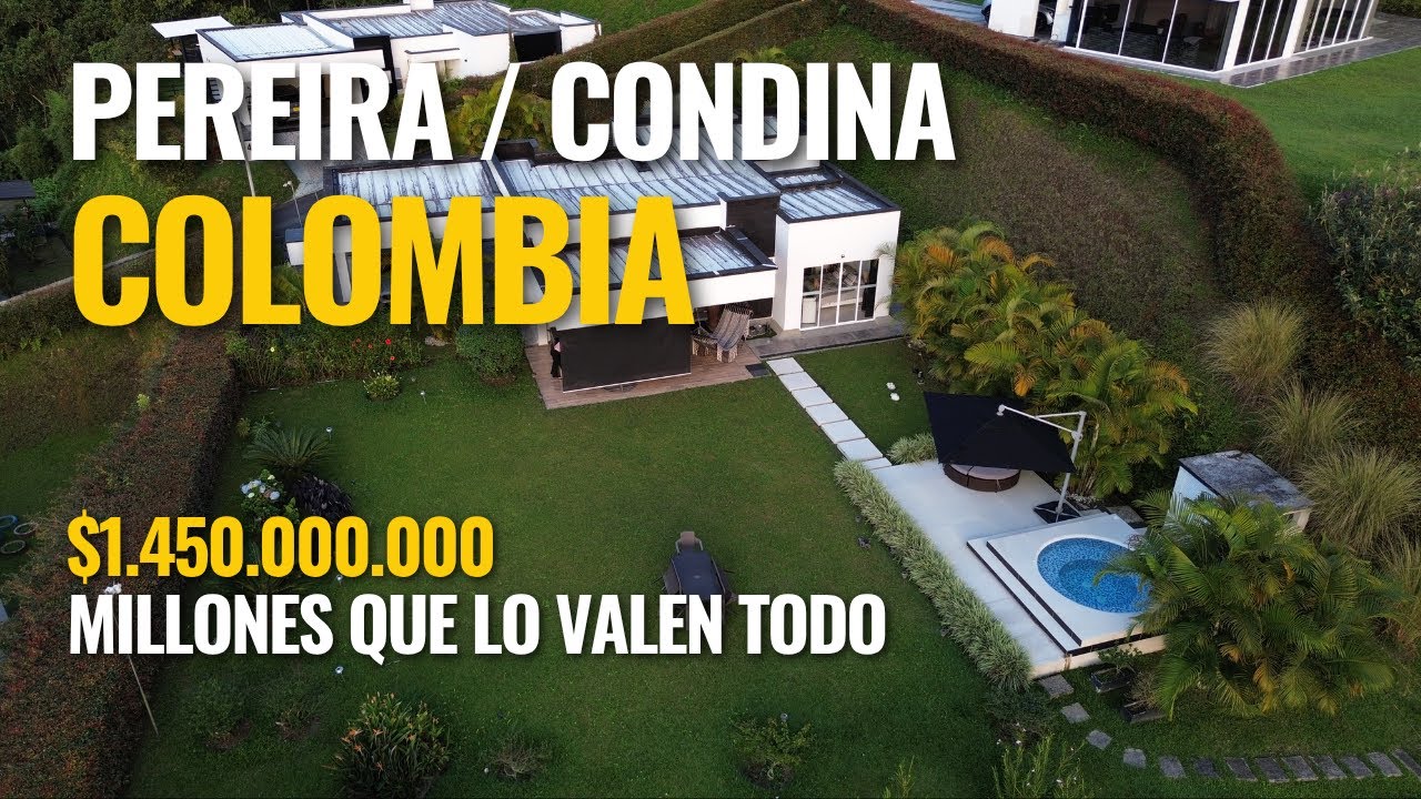 No creerás lo que vale esta casa campestre en Pereira | Lujo total en el Eje Cafetero.