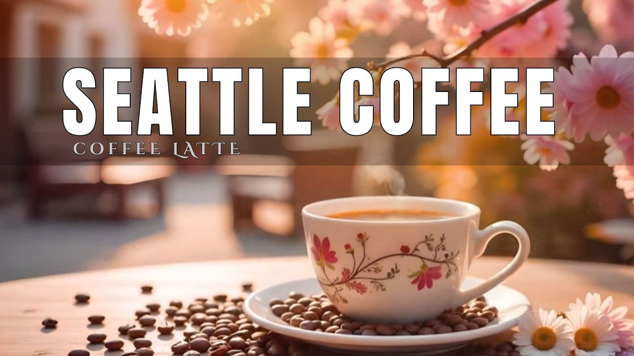 Seattle Coffee Shop Jazz ☕ Rainy Day Cafe Ambience (3 Hours)