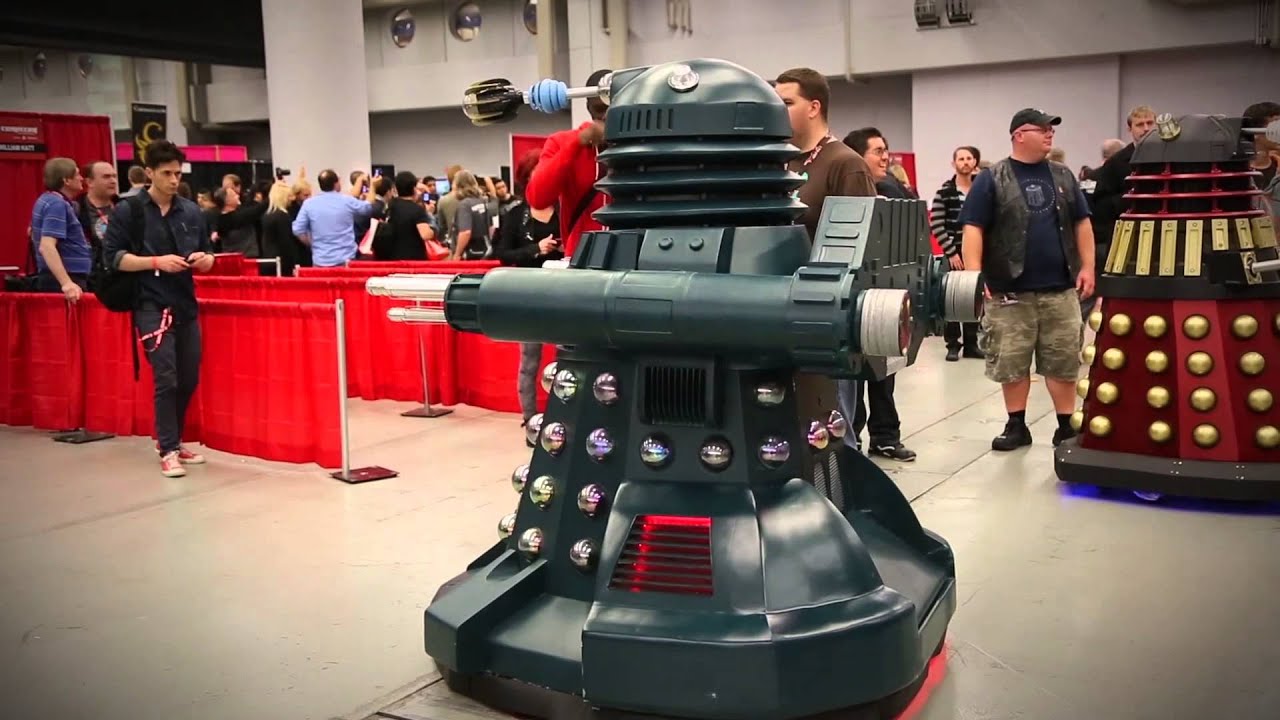 Daleks Invade Comiccon and Terrorize Fans