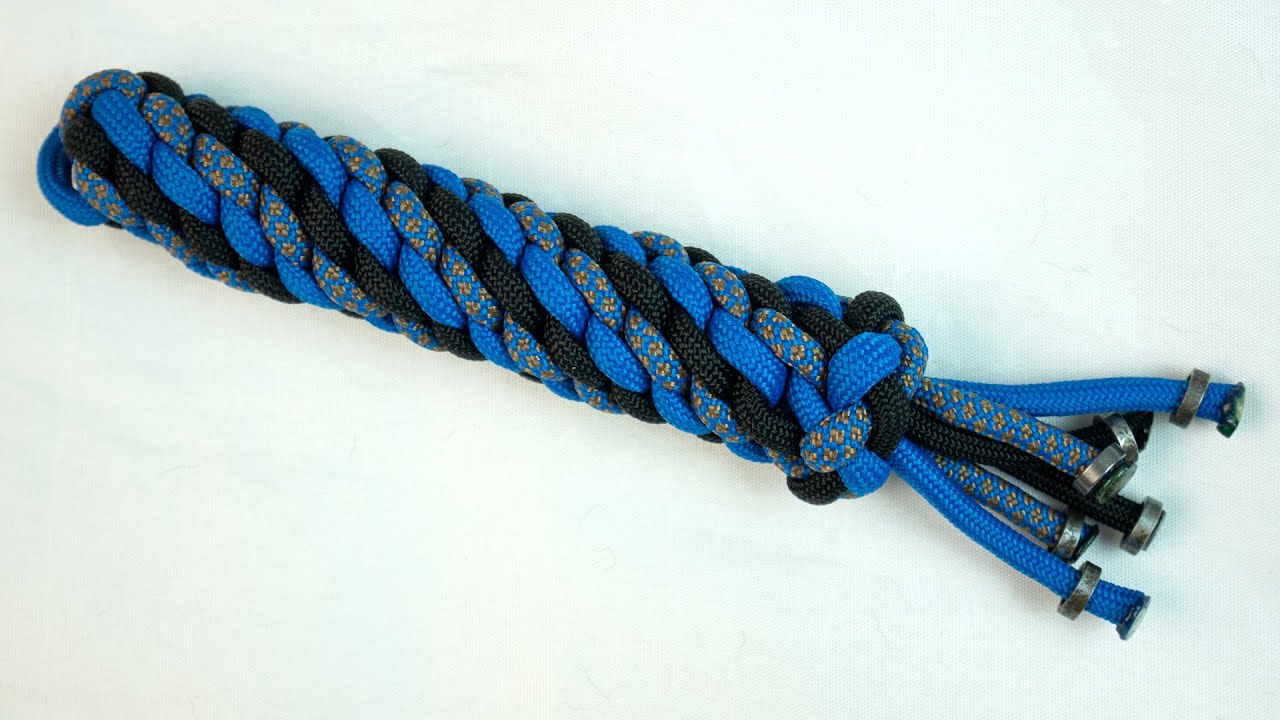 Брелок-контейнер из паракорда / Paracord Key Fob Container