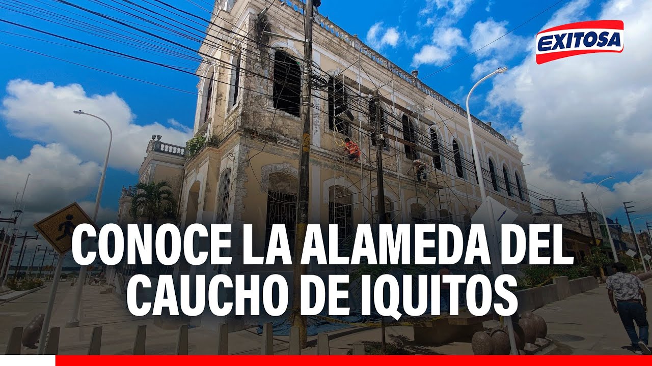 🔴🔵 La Alameda del Caucho de Iquitos: Un lugar que busca recibir convertirse en punto turístico