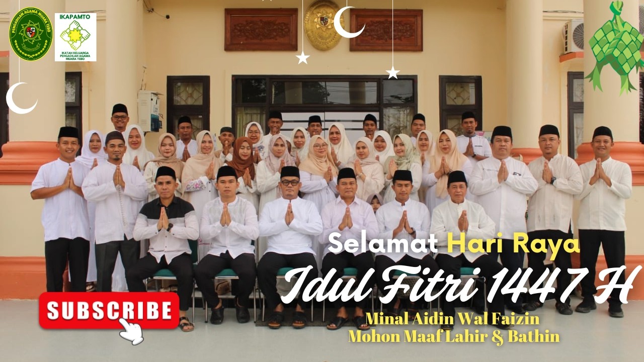 UCAPAN LEBARAN PENGADILAN AGAMA MUARA TEBO