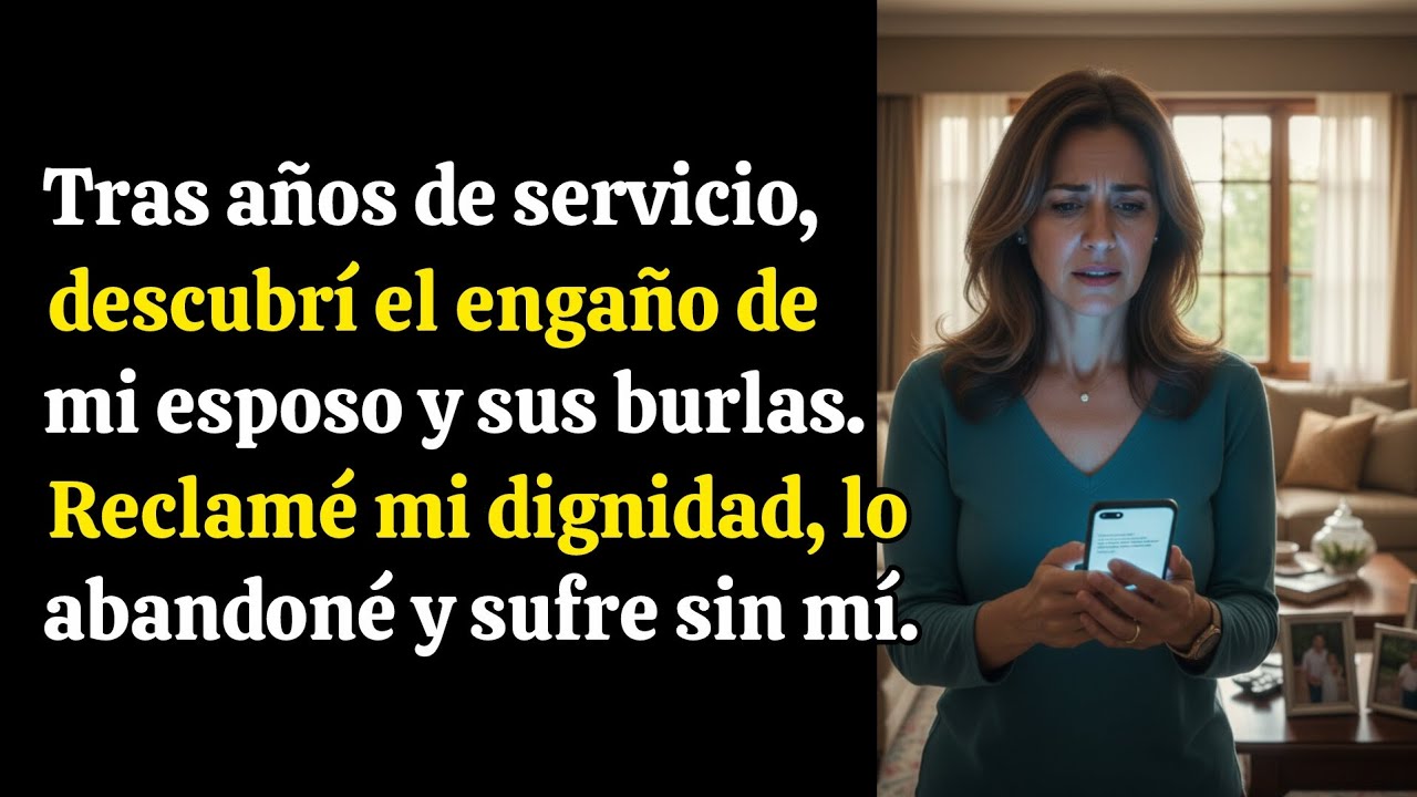 Descubrí el engaño de mi esposo y recibí sus burlas. Lo abandoné y ahora él sufre