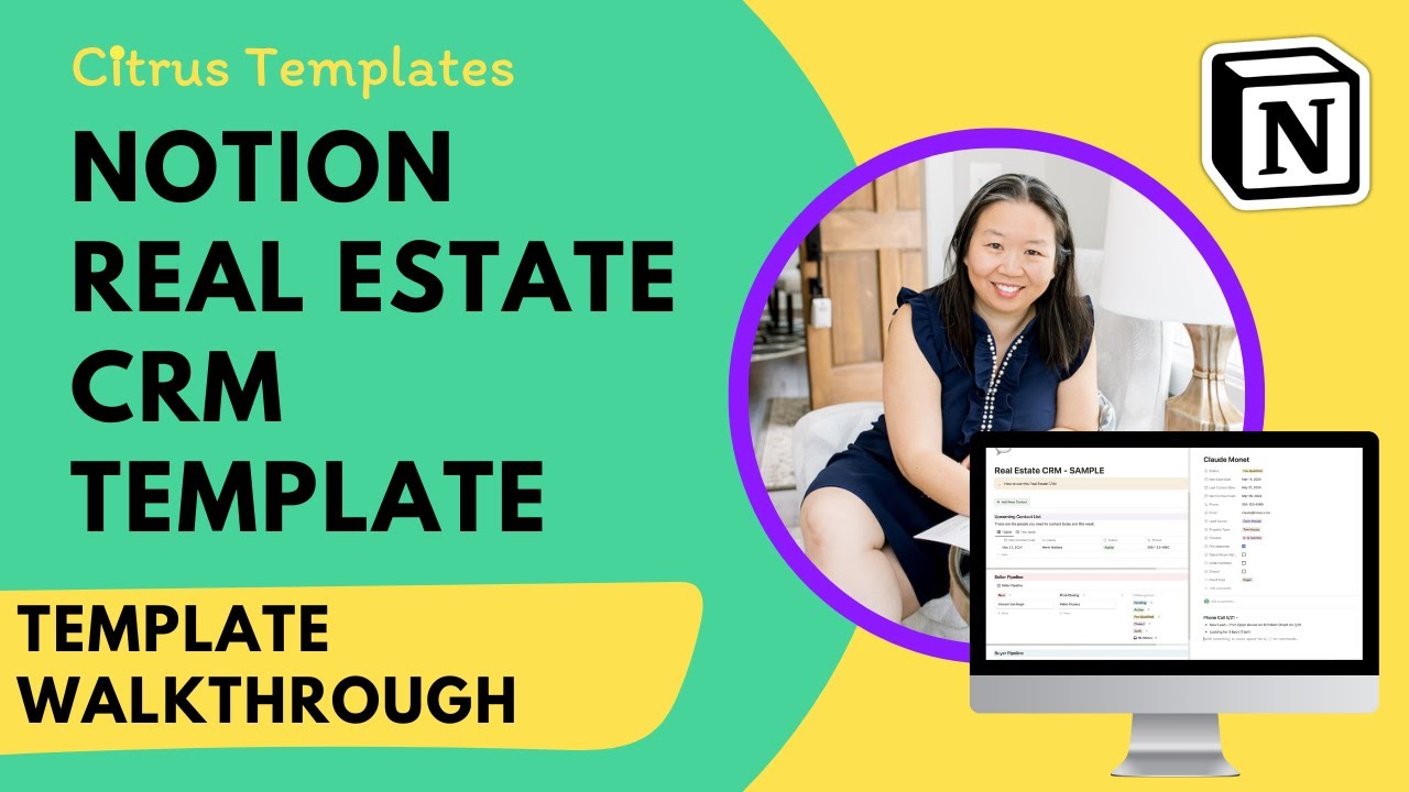 Notion Real Estate CRM Template Walkthrough | Notion for Real Estate Agents