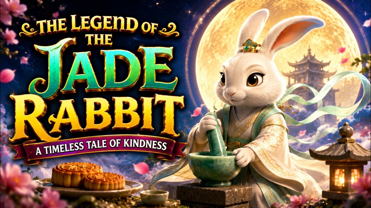 The Legend of the Jade Rabbit 🐇 Why is there a Rabbit on the Moon? 🌕 Animated Fairy Tale