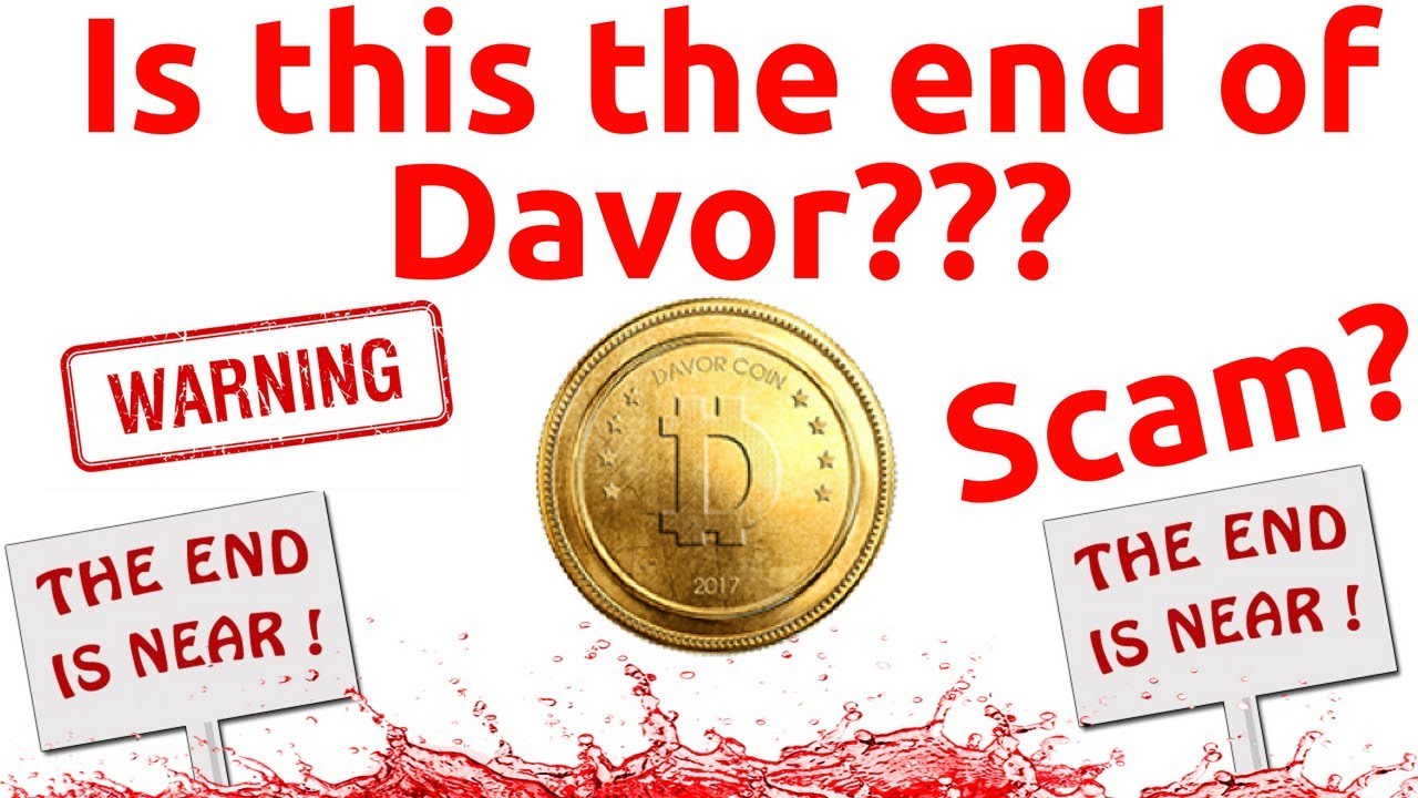 IS THIS THE END OF DAVOR COIN??? Signs of a Scam?