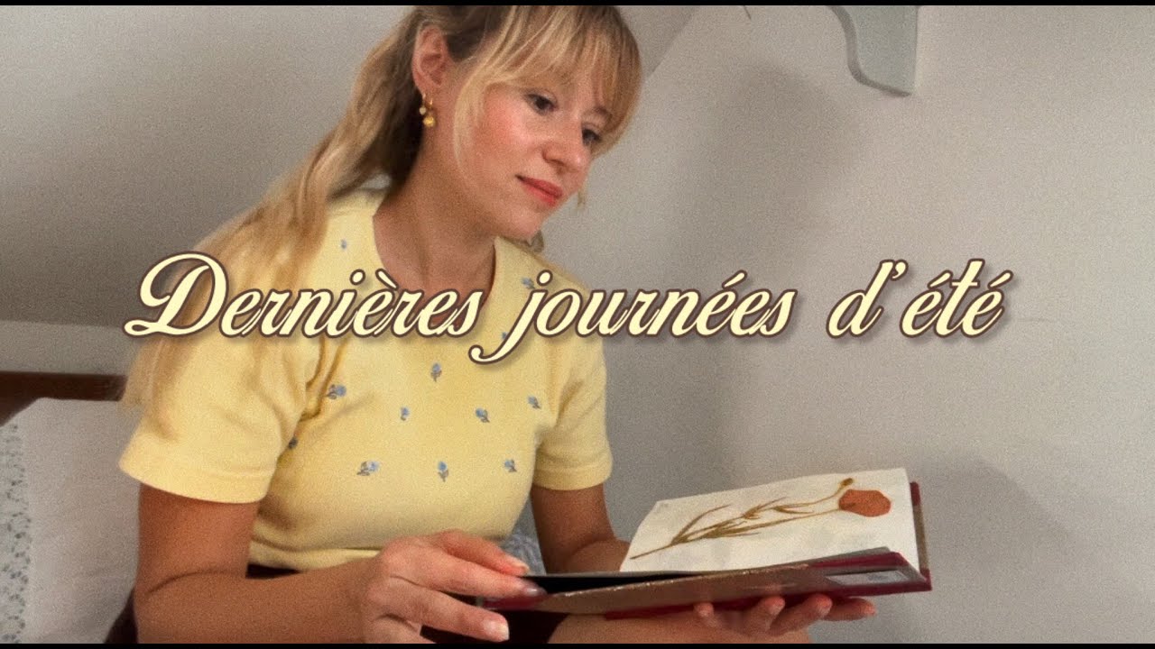 goodbye summer : cosy vlog, watercolor, paris