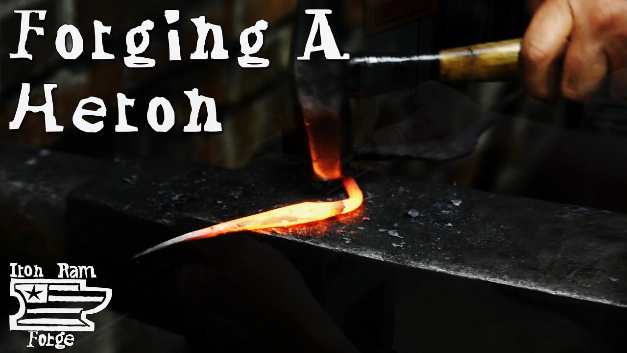 Forging a Heron | Sculptural Forging | Ironwork | Blacksmithing |Art