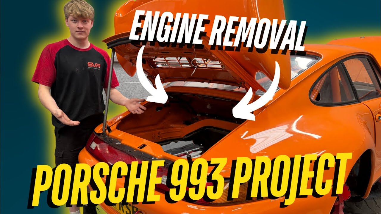Porsche 993- Engine Removal!  – Now It Gets Interesting