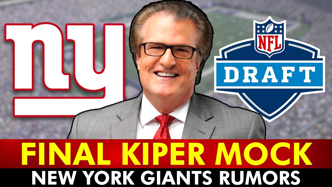 FINAL Mel Kiper Jr. Giants Mock Draft | New York Giants Draft Rumors