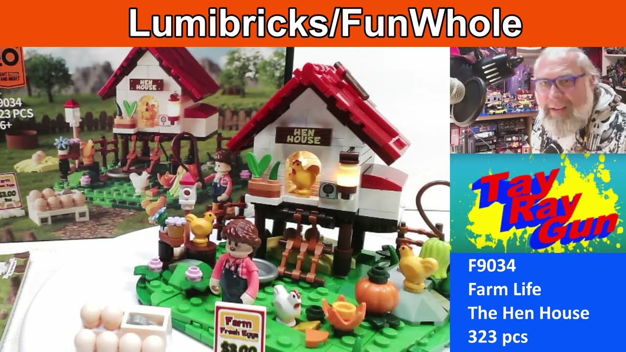 Chickens Galore! Want the gossip?! Head over to the Henhouse! Lumibricks Farm Life Hen House review!