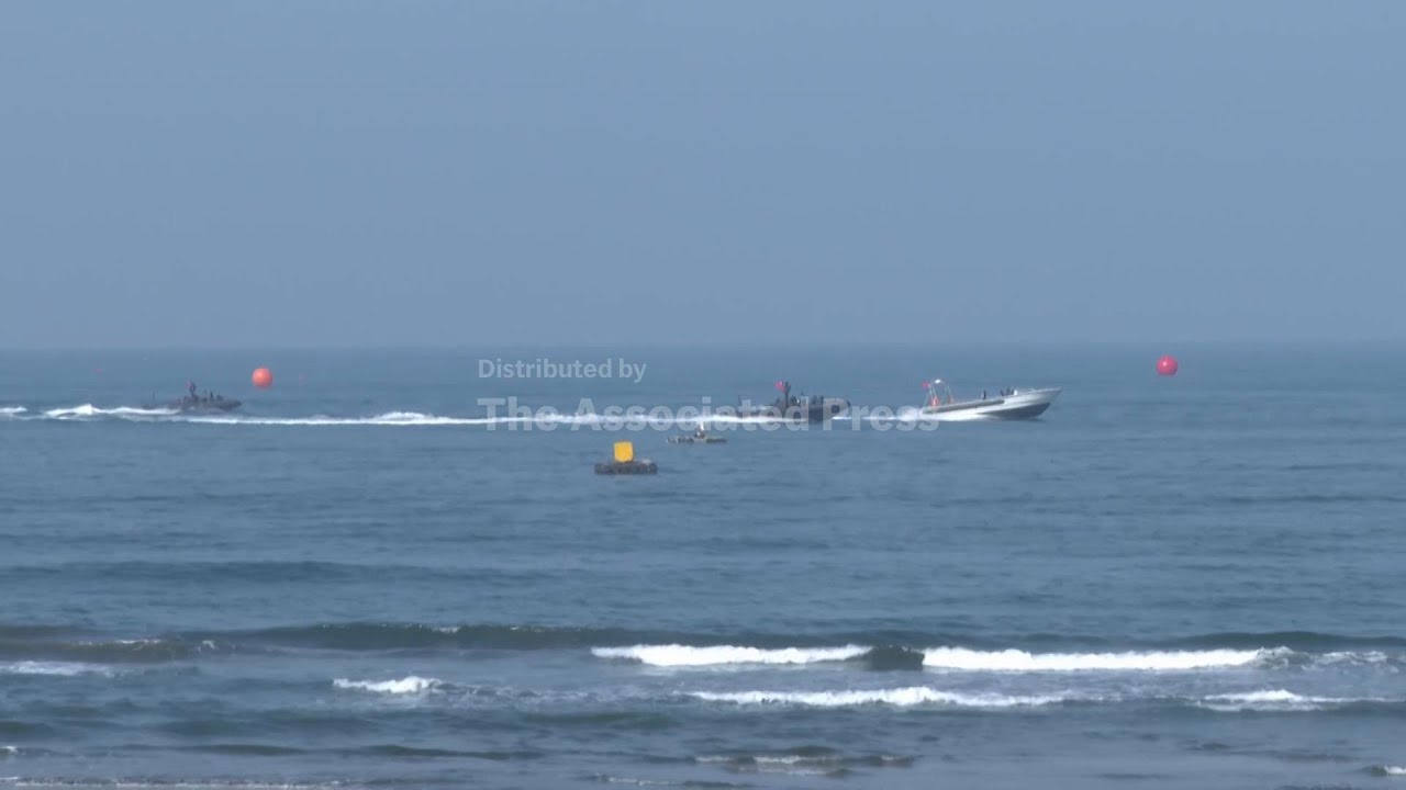 Taiwan Navy simulates repelling sea invasion in combat readiness drill