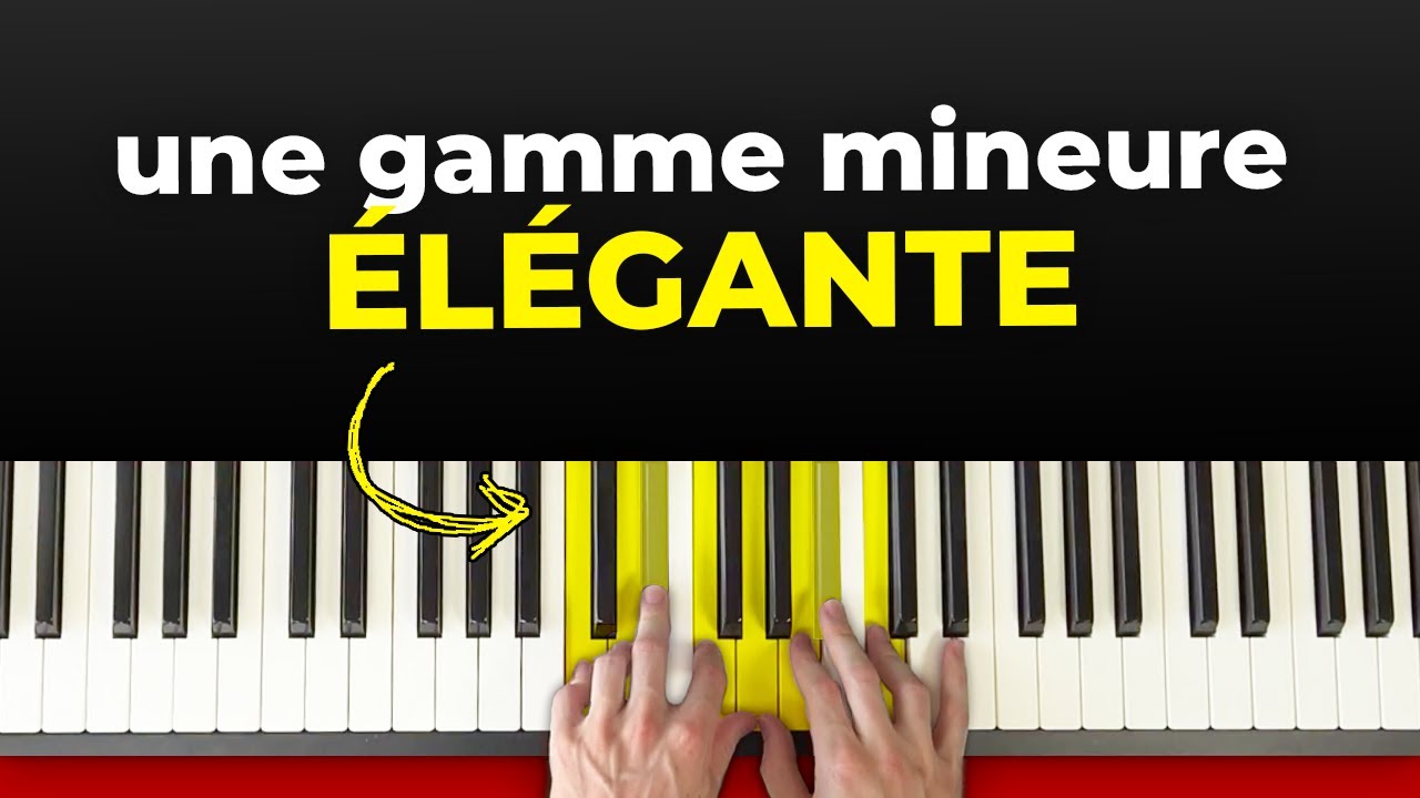 Эта минорная гамма придаст вашей игре на фортепиано элегантность (дорийский лад).