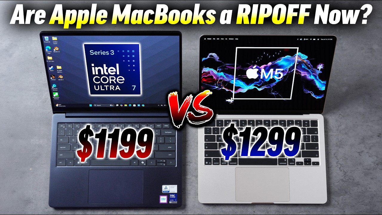 Ошибка Apple с повышением цен? &mdash; M5 Air против Dell 14S