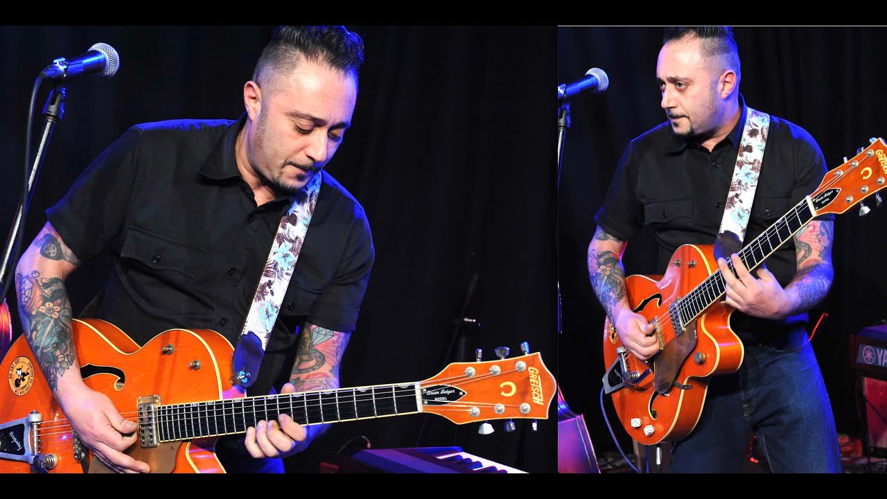 AURELIO RISTUCCIA unisce la sua chitarra Rock'n'Roll ai BLACK BALL BOOGIE live al Barone Rosso