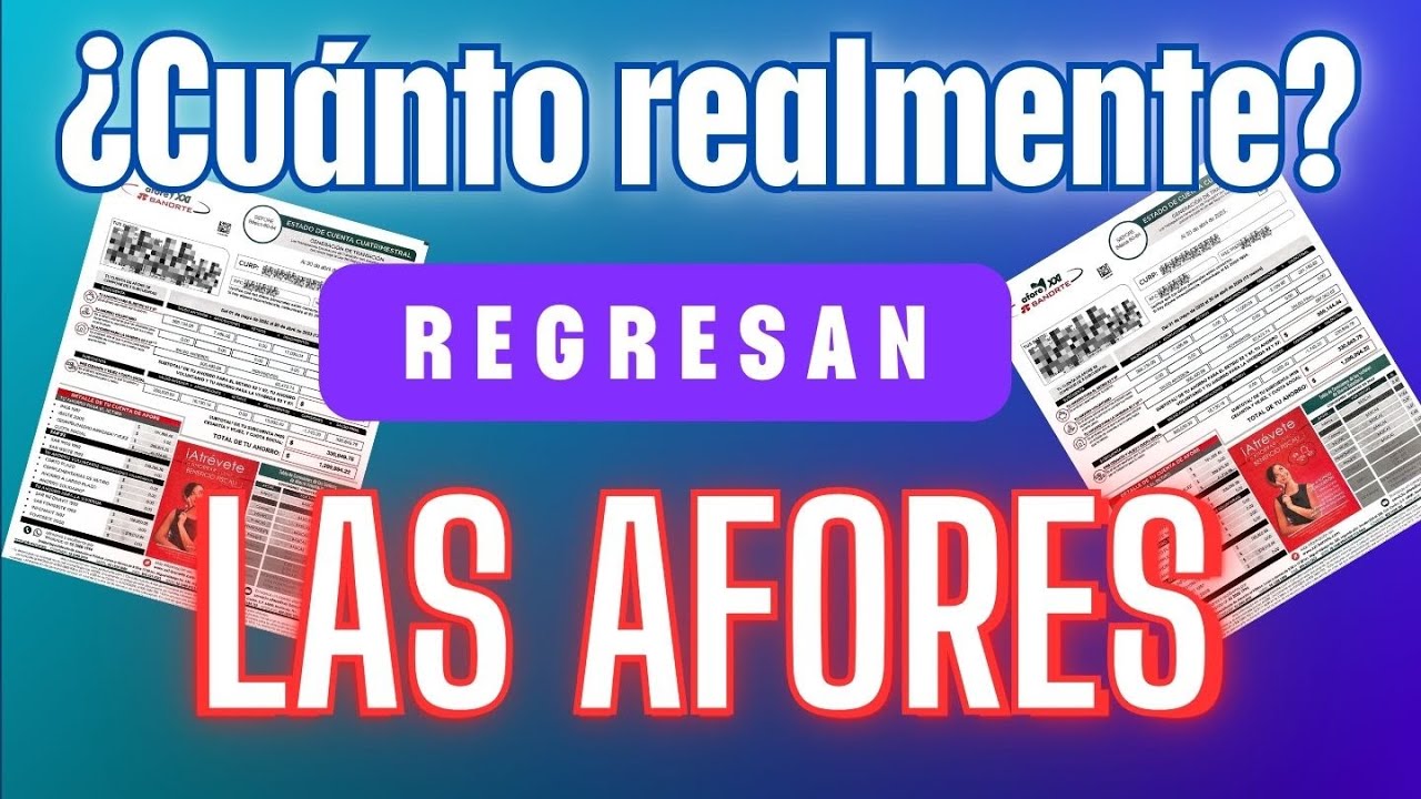 Cuanto realmente me REGRESAN de mi AFORE e INFONAVIT