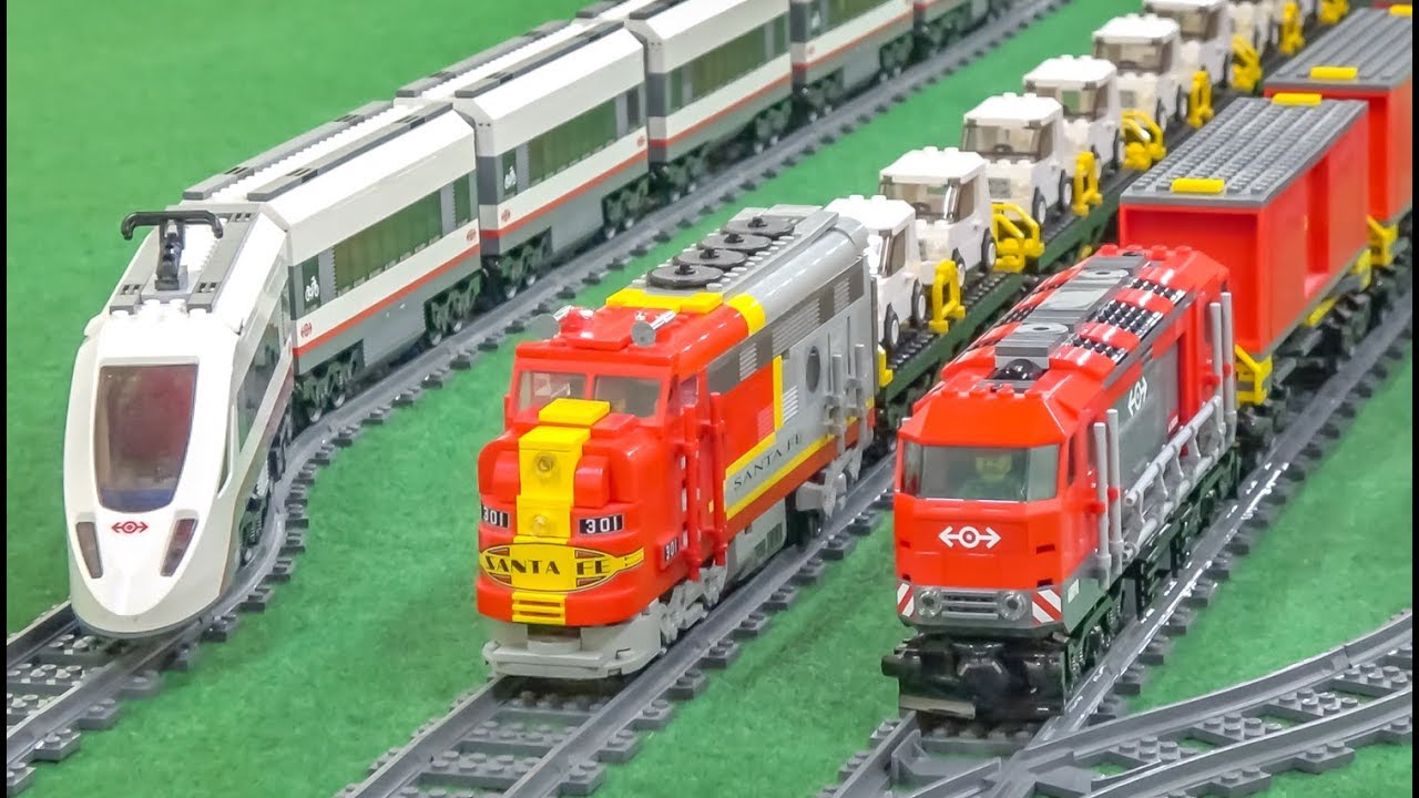 Lego&reg; Train Crashes and Action! 2017 and 2018 compilation!