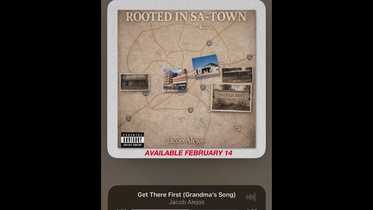 #GetThereFirst #GrandmasSong #RootedInSATown #JacobAlejos #February14
