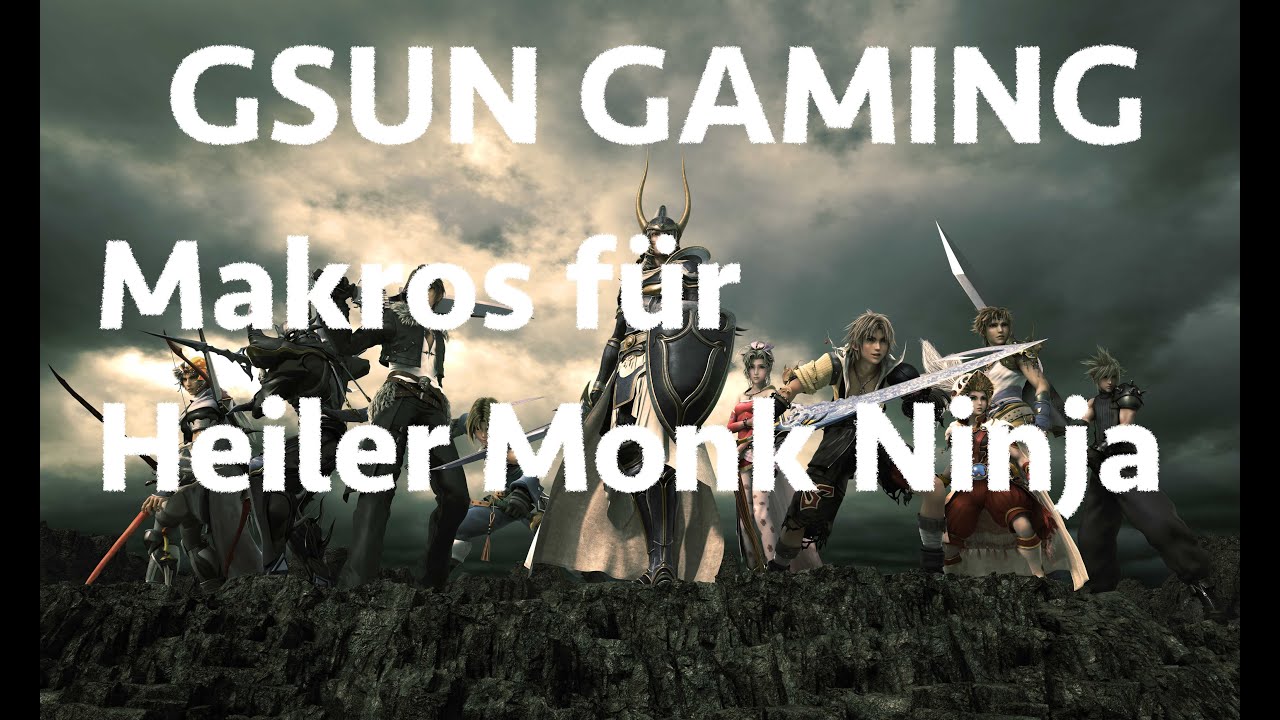 Final Fantasy 14 Makros für Heiler Ninja Monk