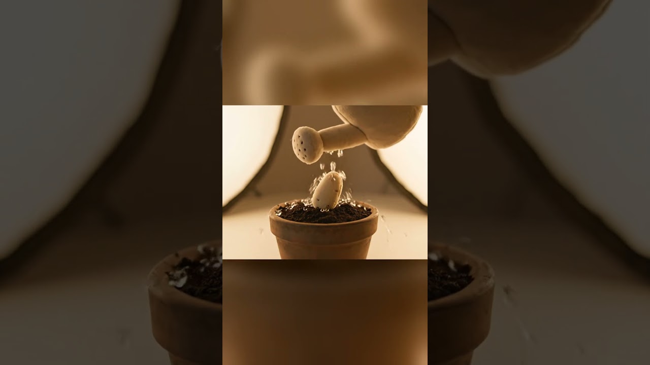 🍄🌱🌾 Super Cute! Plushie Plant Growth Diary: Mushroom