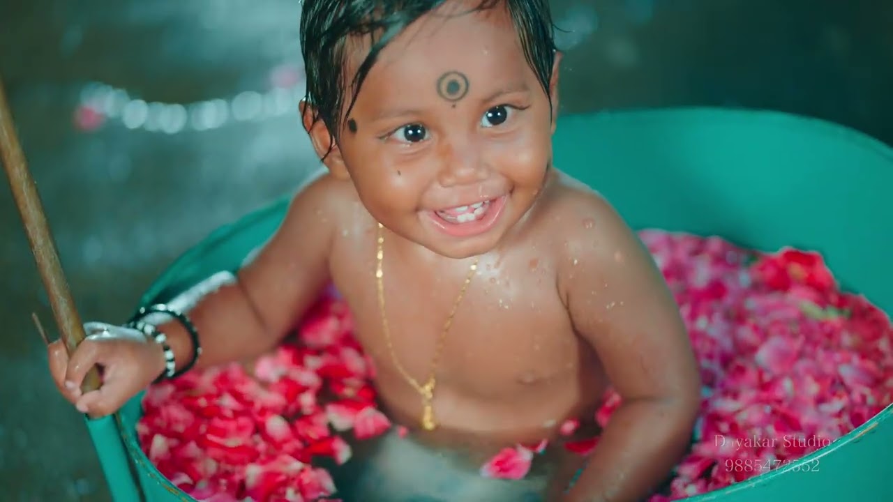 Dhanvi 1st Bday Teaser  4k  Baby Girl