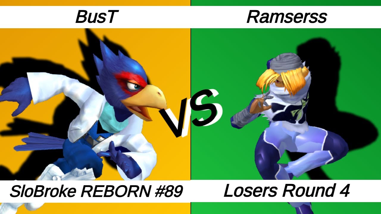 SloBroke REBORN #89 – LR4 – Ramserss ⟮Sheik⟯ vs BusT ⟮Falco⟯